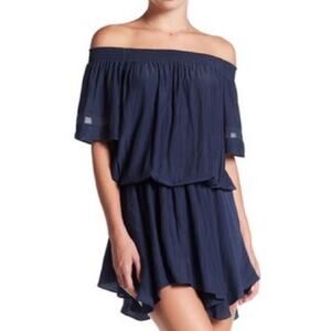 Ramy Brook Jessica Top in Navy Size Small
